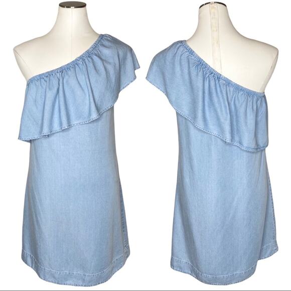 7 for All Mankind One Shoulder Dress size Small - Picture 2 of 13